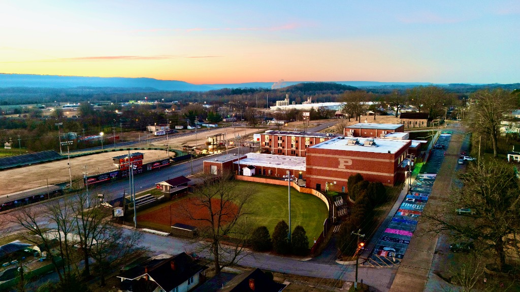 Licensed drone photography and aerial videography shot by Alynto's FAA Part 107 certified pilots, capturing high-resolution bird's-eye views of Chattanooga construction sites, real estate properties, and corporate landmarks to enhance marketing visual assets.